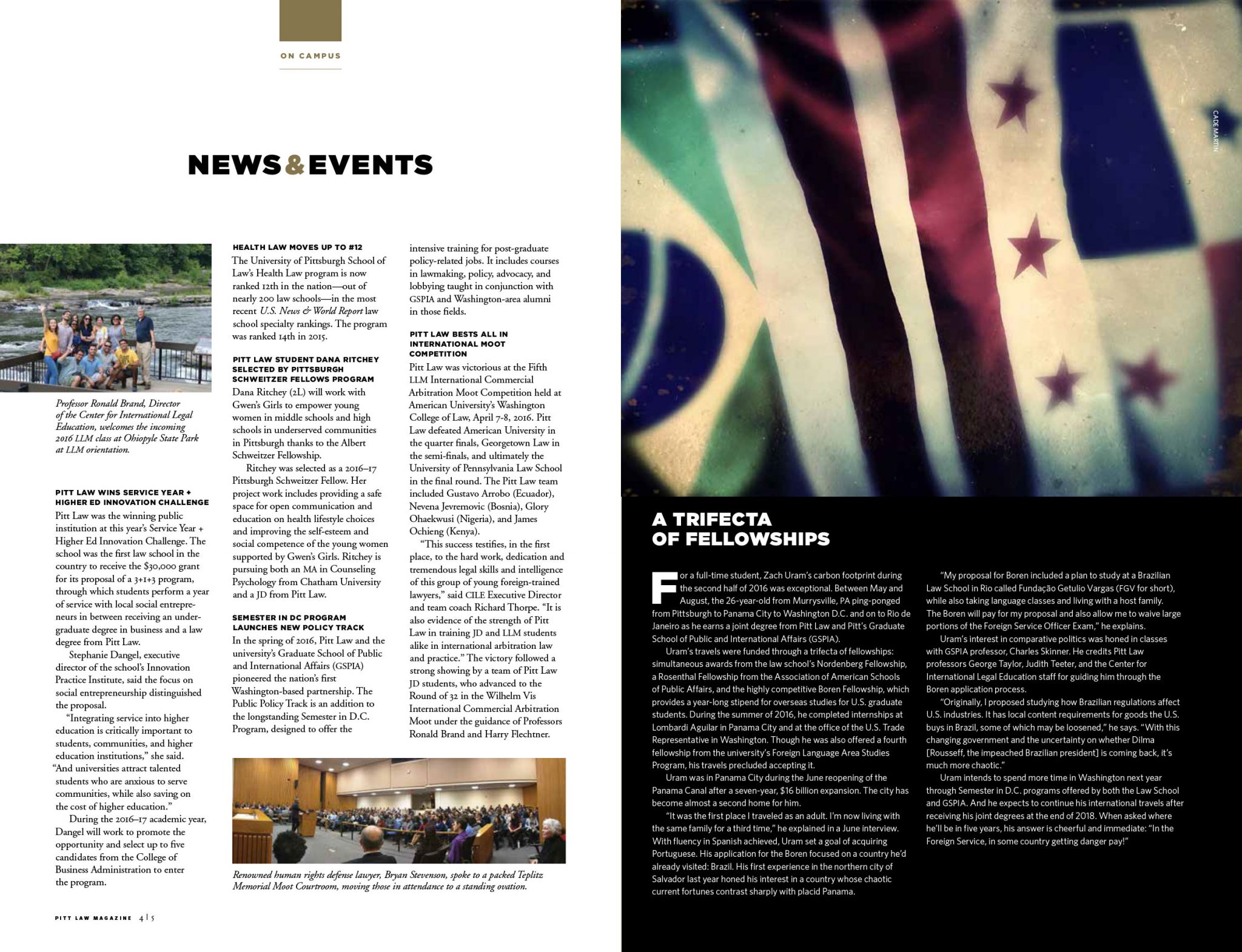 Pitt Law Magazine Landesberg Design