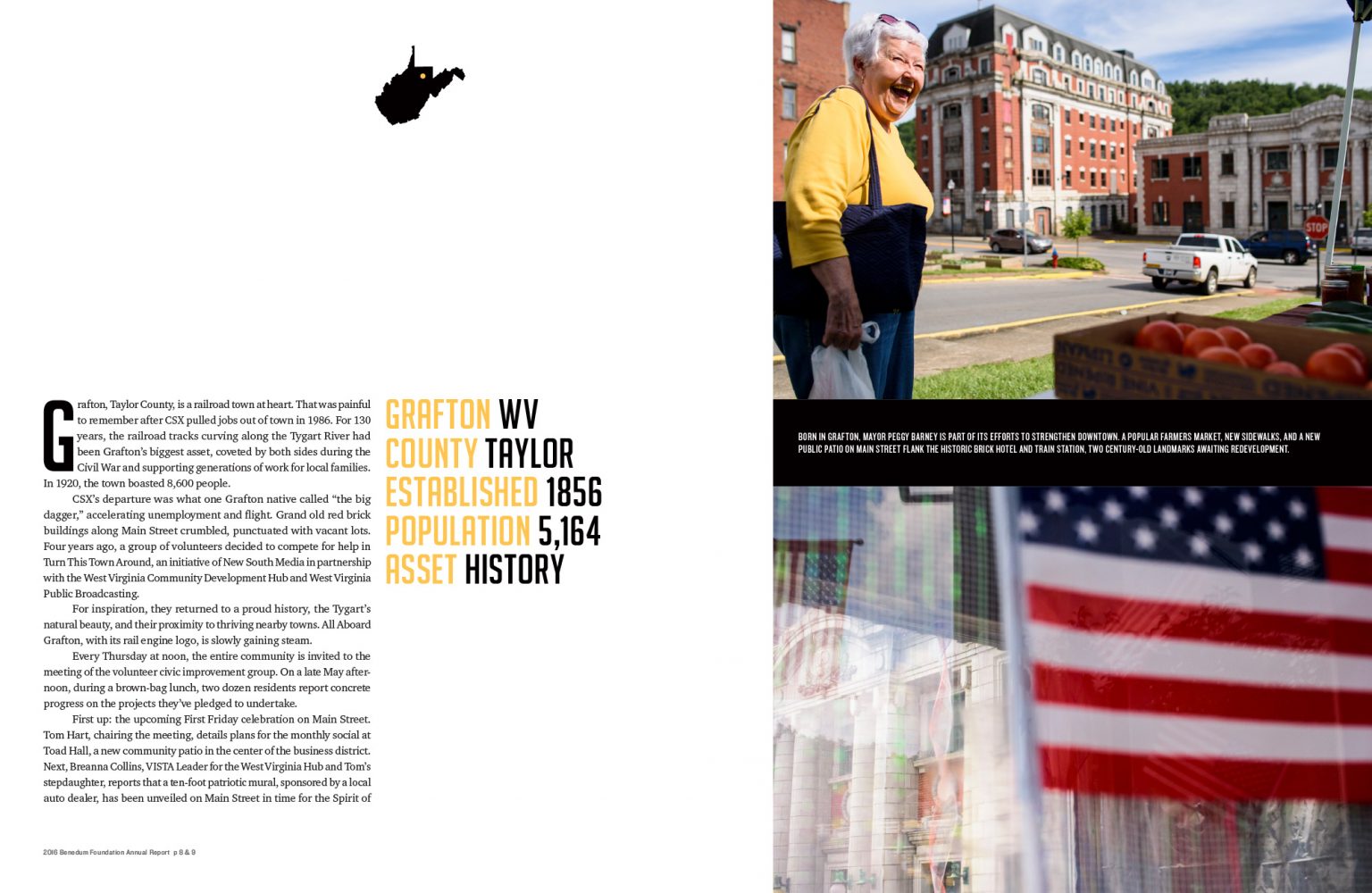 Benedum Foundation 2016 Annual Report Landesberg Design